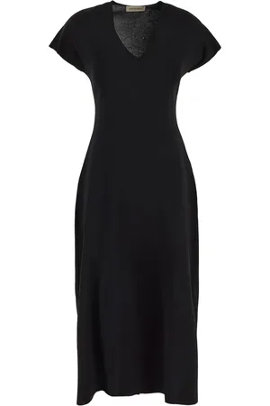 GENTRYPORTOFINO Fine-knit midi dress