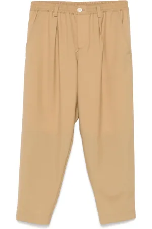 Marni Wool drawstring-waist trousers