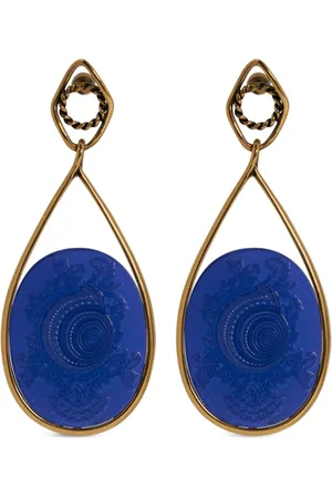 Etro Cameo-shell earrings