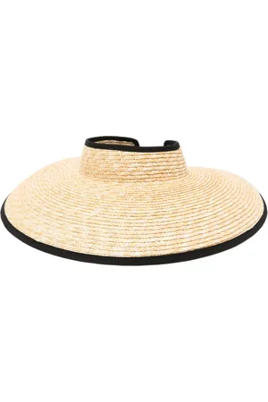 Borsalino Logo-lettering straw hat