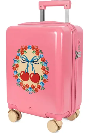 Konges Sløjd Cherry Bow-print travel suitcase