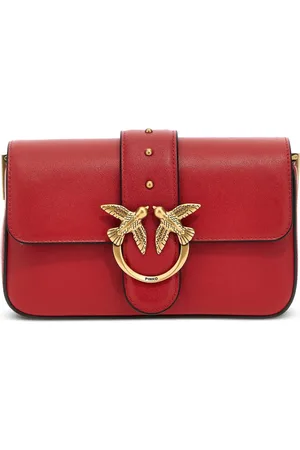 Pinko Mini Love One eyelet-detail crossbody bag