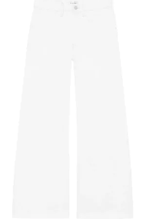Frame Cotton wide-leg jeans