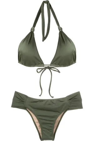 Brigitte Knot-detail triangle-cup bikini