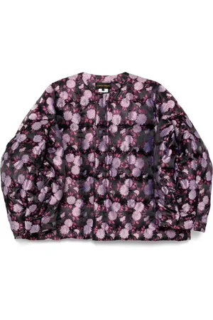 Comme des Garçons Floral detail puffer jacket
