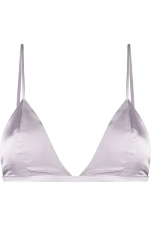 Kiki de Montparnasse Triangle-cup silk bra