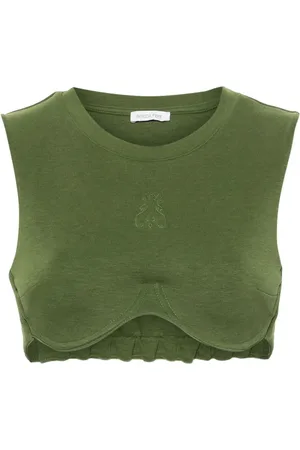 Patrizia Pepe Underwire-cup cropped tank top