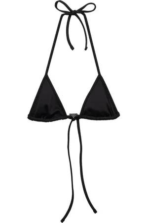 Prada Triangle-cup halterneck bikini top