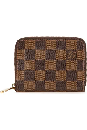 LOUIS VUITTON 2012 Damier Ebene Zippy Purse coin pouch