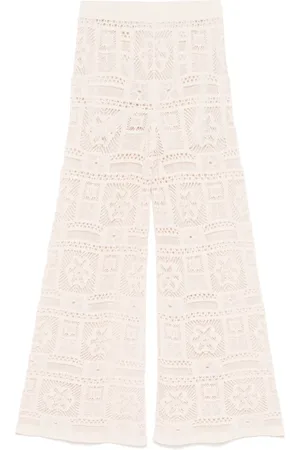 D.EXTERIOR Macramé trousers