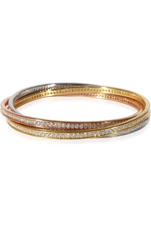 Cartier 18kt rose Trinity diamond bracelet