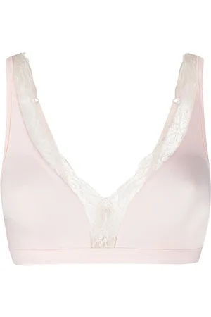 Hanro Lace trim soft cup bra