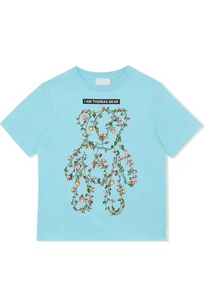 Burberry Floral bear-print T-shirt