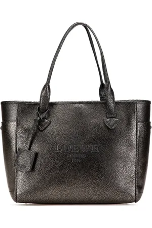 Loewe 2018 Small Metallic Calfskin Heritage tote bag