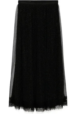 SHIATZY CHEN Diamond mesh skirt