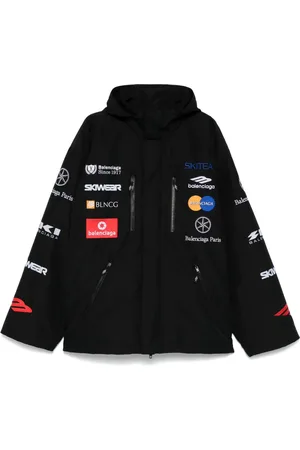 Balenciaga Logo-embroidered ski jacket