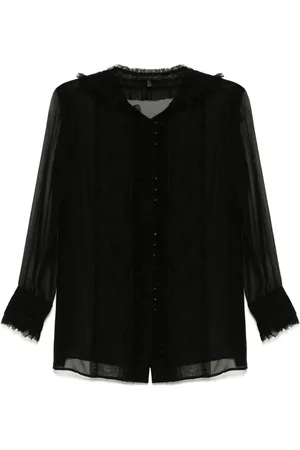 SHIATZY CHEN Organza laced shirt