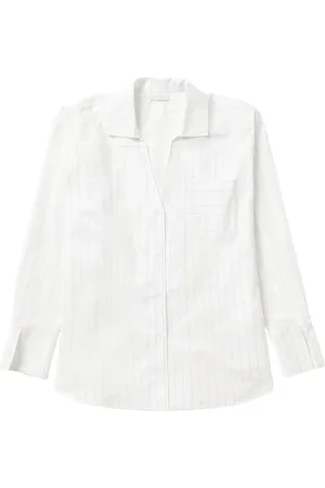1989 STUDIO Striped long-sleeved shirt dress