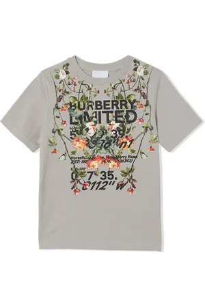 Burberry Floral coordinates-print T-shirt