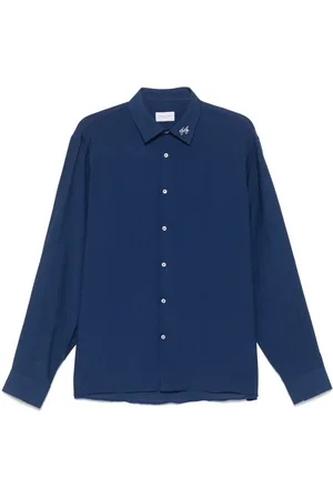 Family First Crinkled-finish shirt