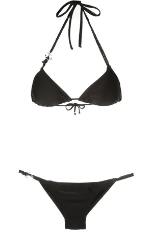 AMIR SLAMA Anchor-detail triangle-cup bikini