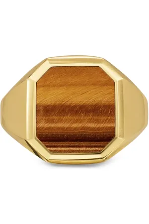 David Yurman 18K yellow Streamline® signet ring