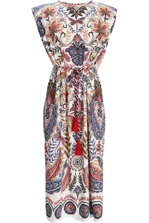 Farm Rio Boho Glam floral midi dress
