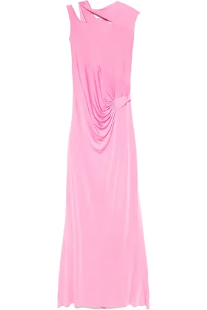 MOOS Cut out-detail maxi dress