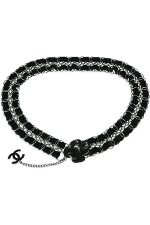 CHANEL 2006 Camellia chain belt