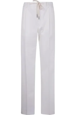 TAGLIATORE Cotton straight-leg trousers