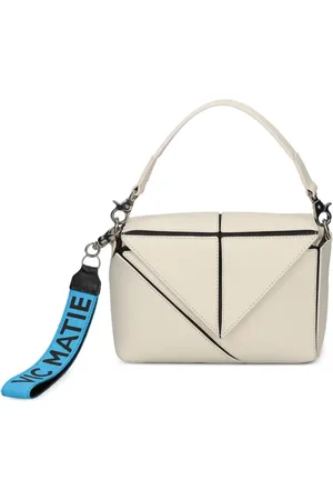 vic matiè Rochelle geometric-panelled shoulder bag