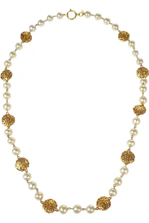CHANEL 1990-2000s faux-pearl necklace