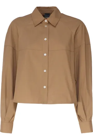 Pinko Cropped poplin shirt