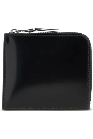 Comme des Garçons Glossy half-zip wallet
