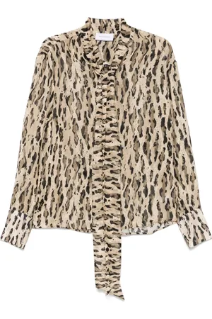 THE NINA STUDIO Leopard-print shirt