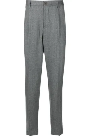 Incotex Virgin wool tapered-leg trousers