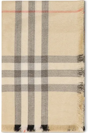Burberry Metallic Wool scarf