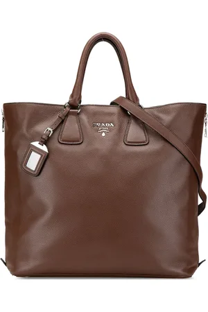 Prada 2000-2013 Vitello Daino Open Convertible Tote satchel