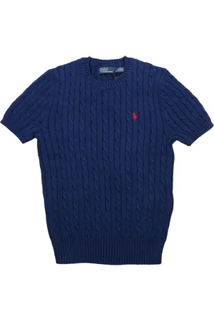 Ralph Lauren Cable-knit short-sleeve top