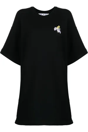 OFF-WHITE Floral arrows T-shirt dress