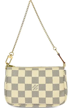 LOUIS VUITTON 2006 Damier Azur Mini Pochette Accessoires handbag