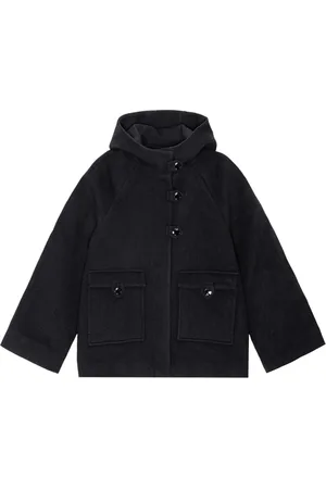 Ganni Cape-design hooded jacket