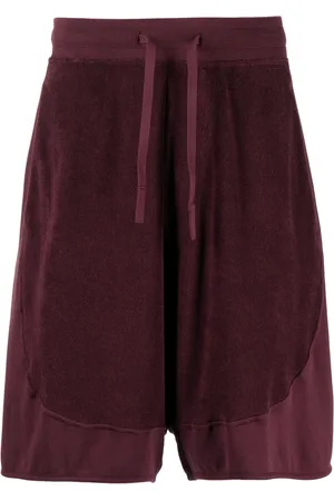 Stone Island Terry-cloth drawstring cotton shorts
