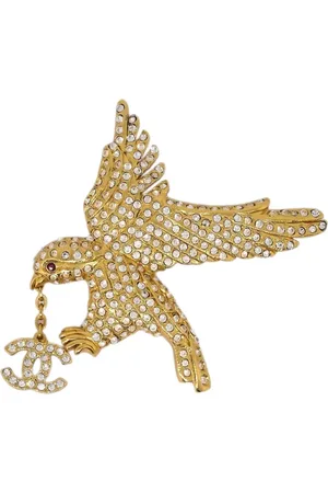 CHANEL 2001 CC eagle brooch