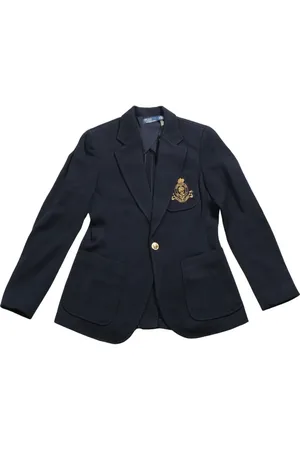 Ralph Lauren Crest-embellished blazer