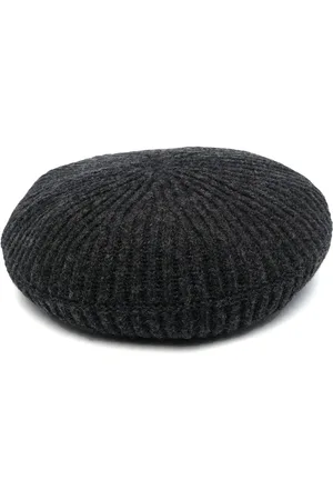 Ganni Ribbed knitted beret