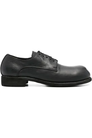 GUIDI Leather derby shoes