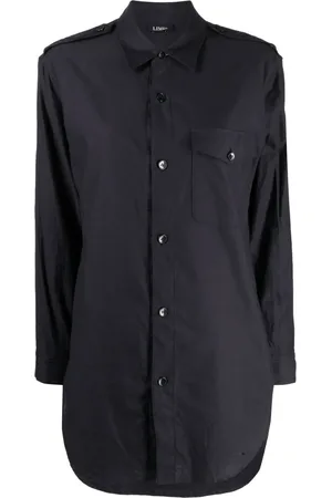 YOHJI YAMAMOTO Long-sleeve cotton shirt
