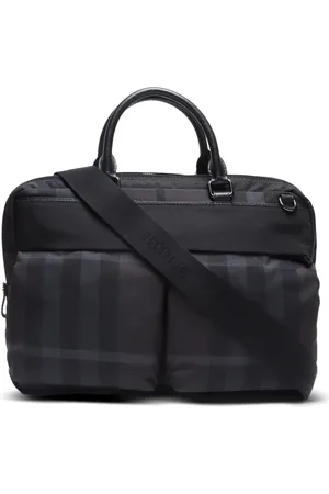 Burberry 2015 London Check briefcase