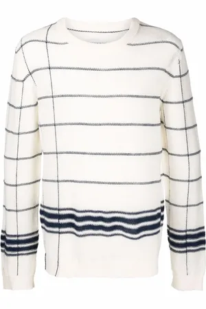 Maison Margiela Striped-print pullover